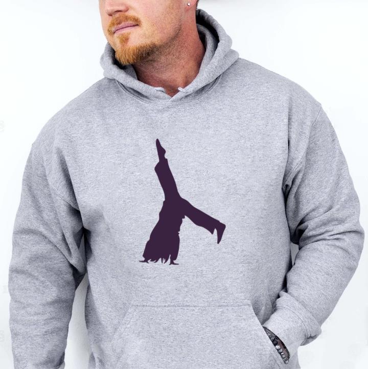 Cartwheel People Silhouette Hoodie