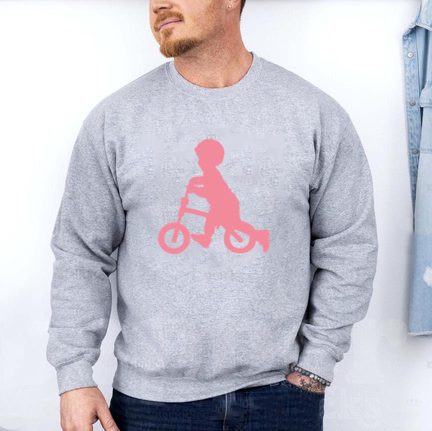 Child Kid Bicycle Cycle Bike Silhouette Sweatshirt