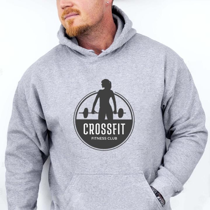 Crossfit Fitness Club Logo Hoodie