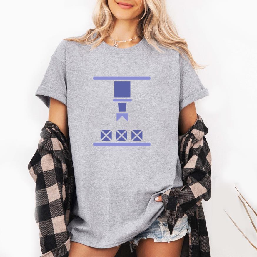 Factory Machine Boxing Silhouette T-Shirt