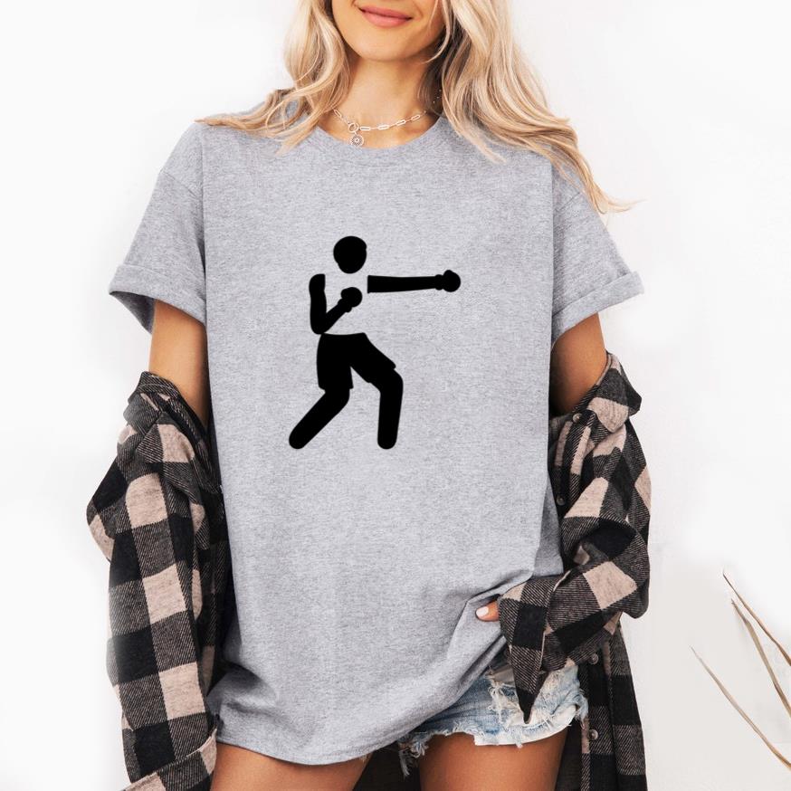 Person Boxing Cut Out T-Shirt