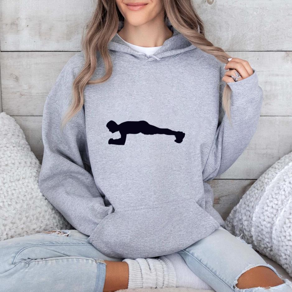 Plank Crossfit Silhouette Hoodie - Image 2