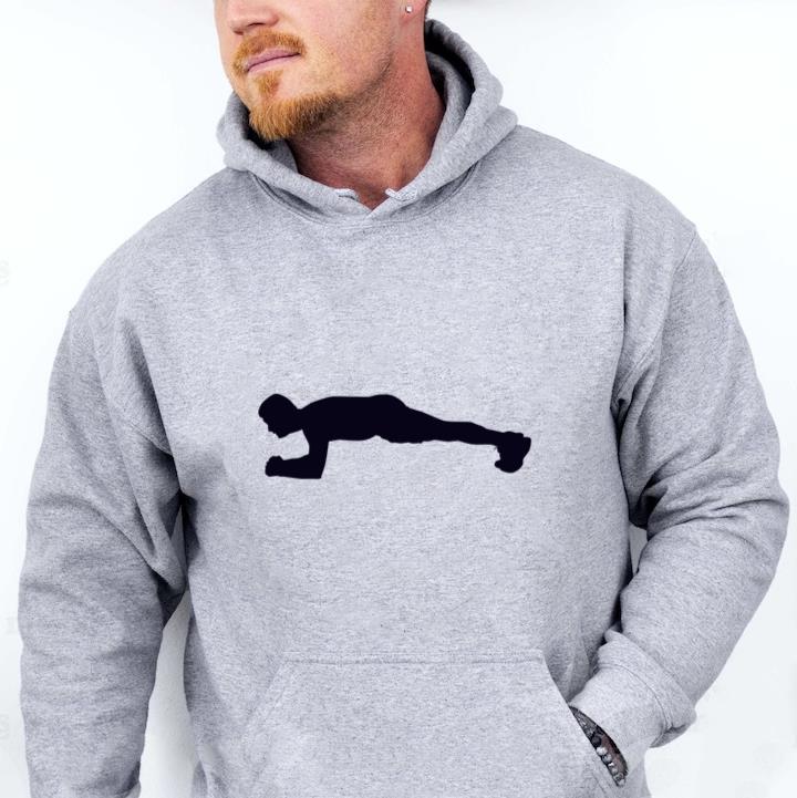Plank Crossfit Silhouette Hoodie