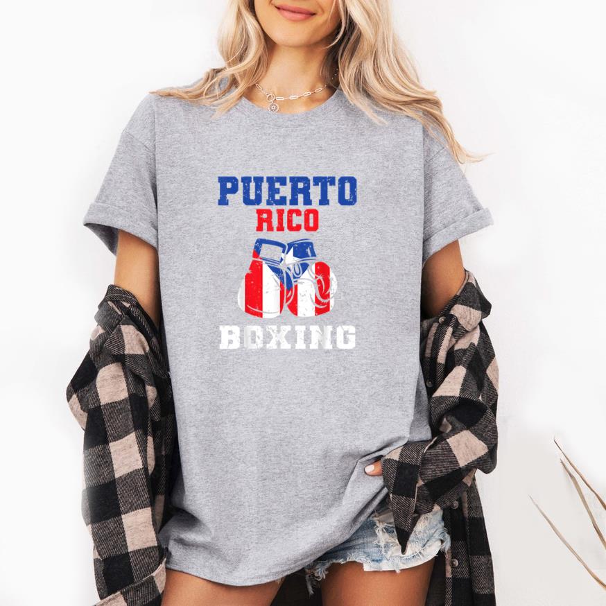 Puerto Rican Flag Boxing T-Shirt
