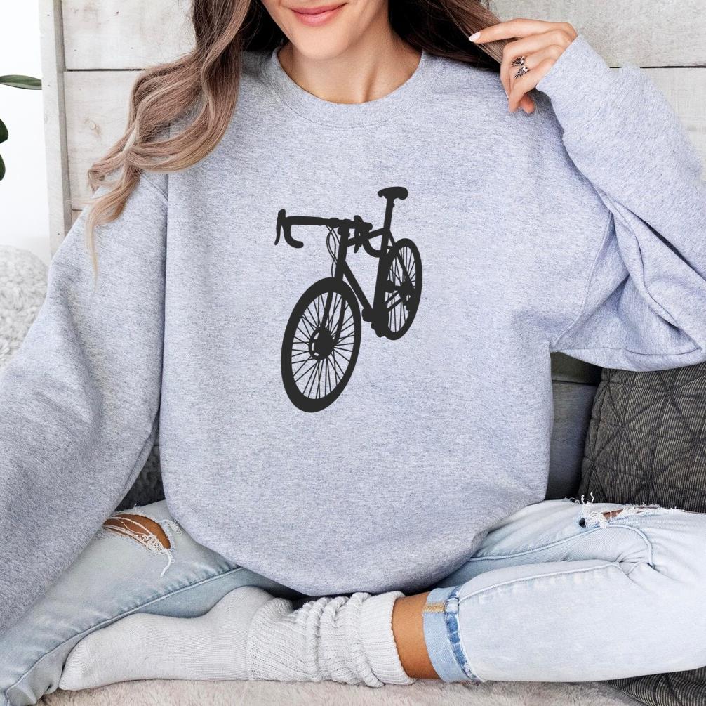 Racing Bicycle Silhouette Sweatshirt - Image 2
