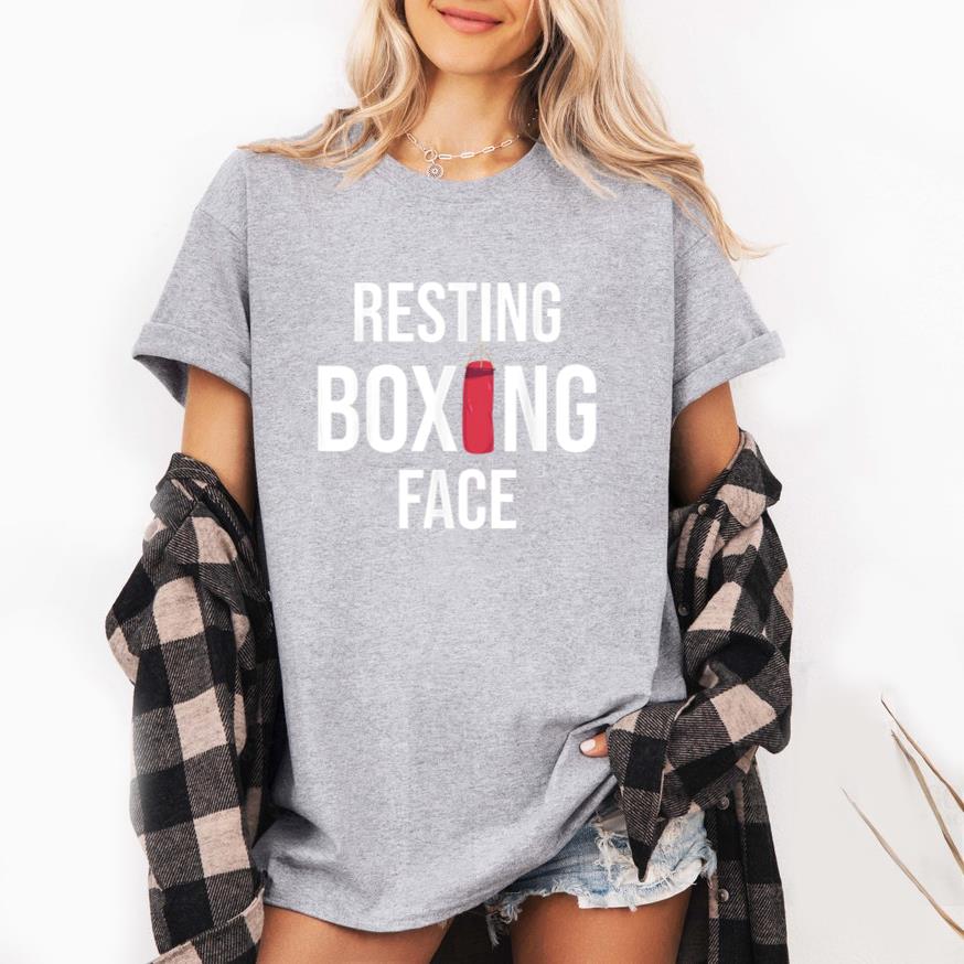 Resting Boxing Face Gym Coach T-Shirt