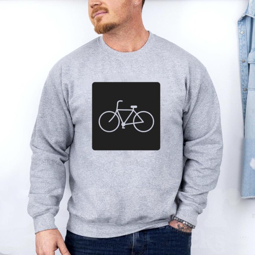 Simple Bicycle Square Icon Sweatshirt