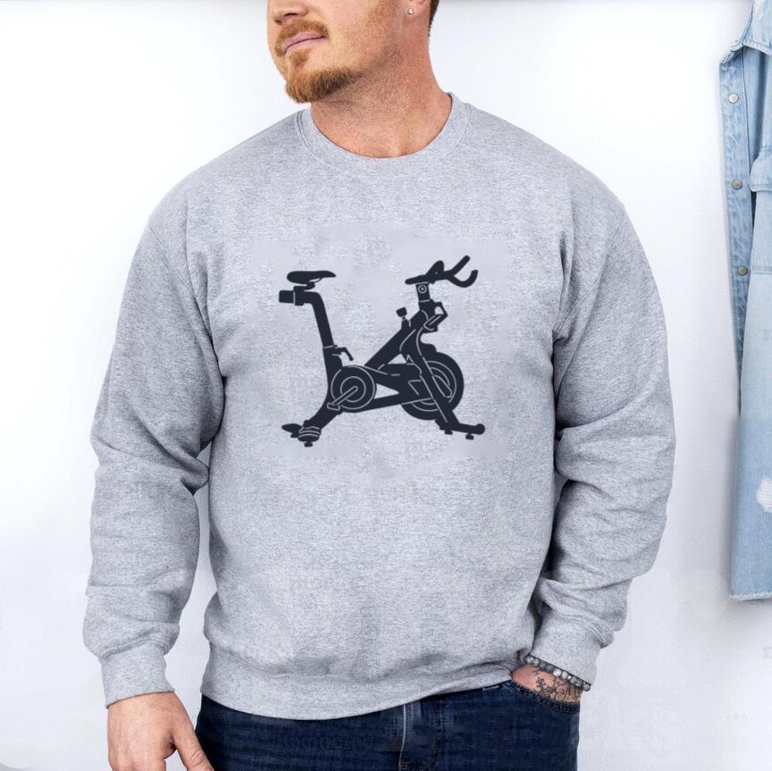 Stationary Bicycle Cut Out Sweatshirt