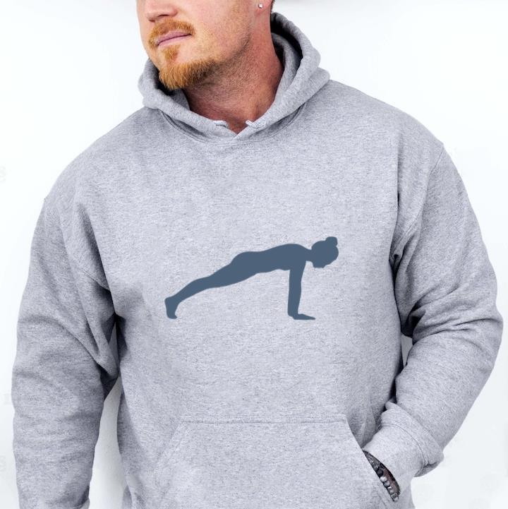 Yoga Silhouette Pose Hoodie